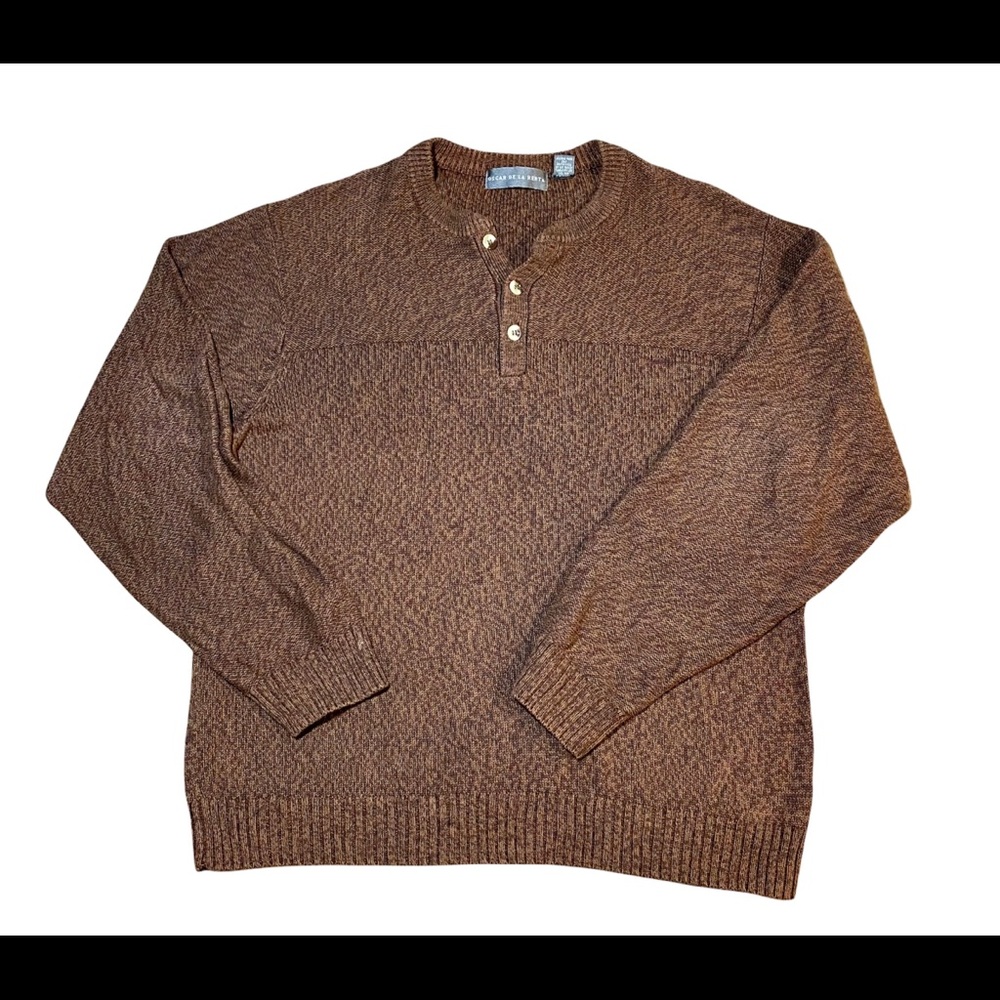 Oscar de la Renta Men’s Three Button Sweater
